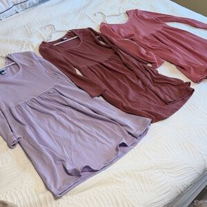 Lot of 3 NWOT Ribbed Old Navy little girl size S 6-7 Dresses